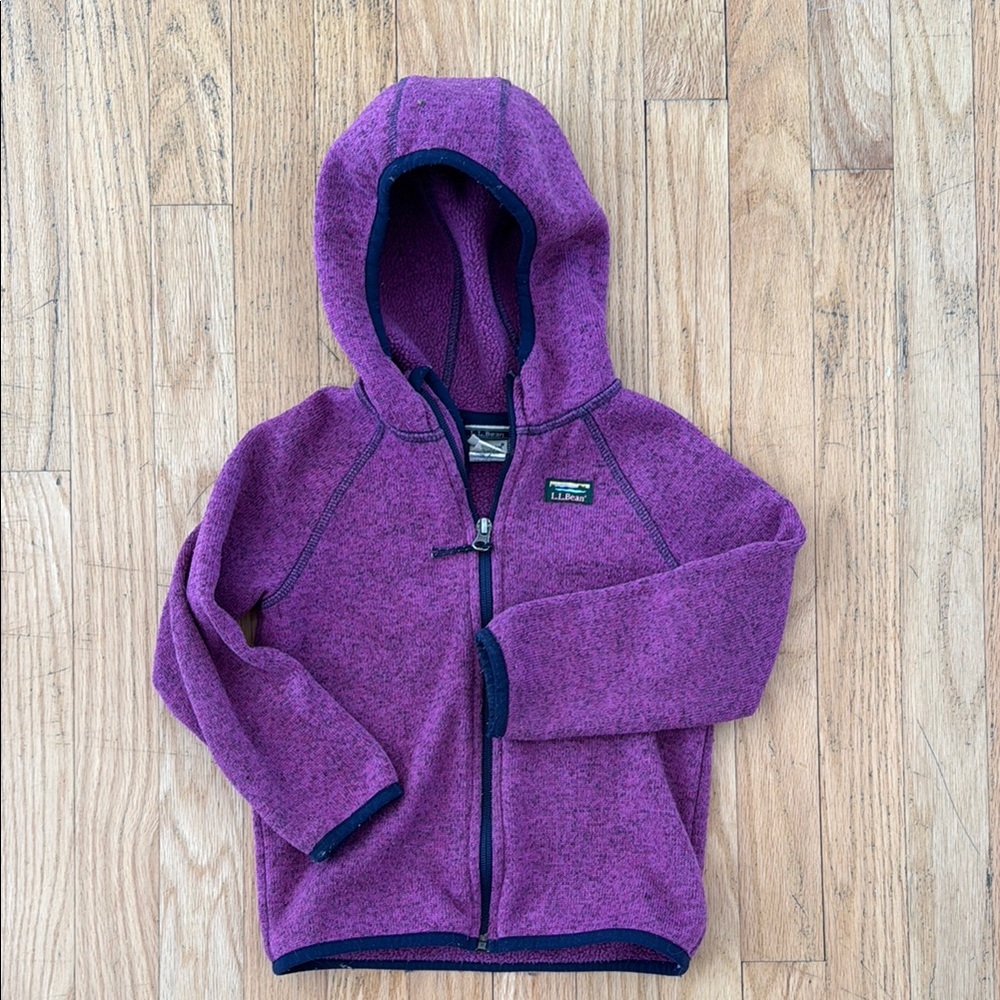 Kids Purple Fleece Hoodie